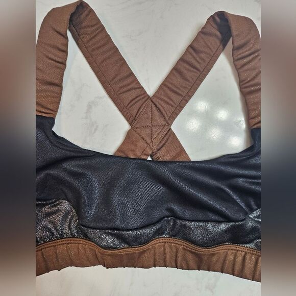 Joy Lab Mixed Metallic High Shine Elevated Basic Wireless Sports Bra Size XS - Picture 5 of 13